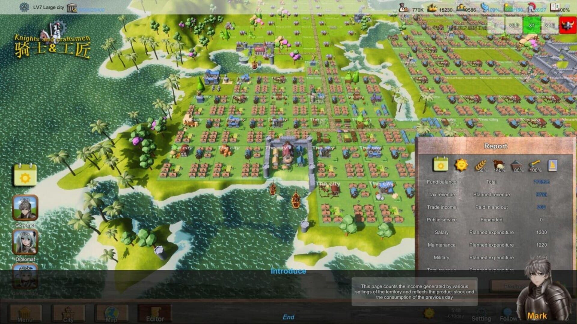 Knights and Craftsmen screenshot 1