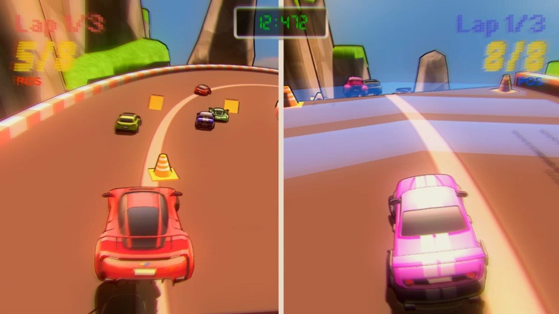 Car+ Toon Race: Rally Valley Champion screenshot 1