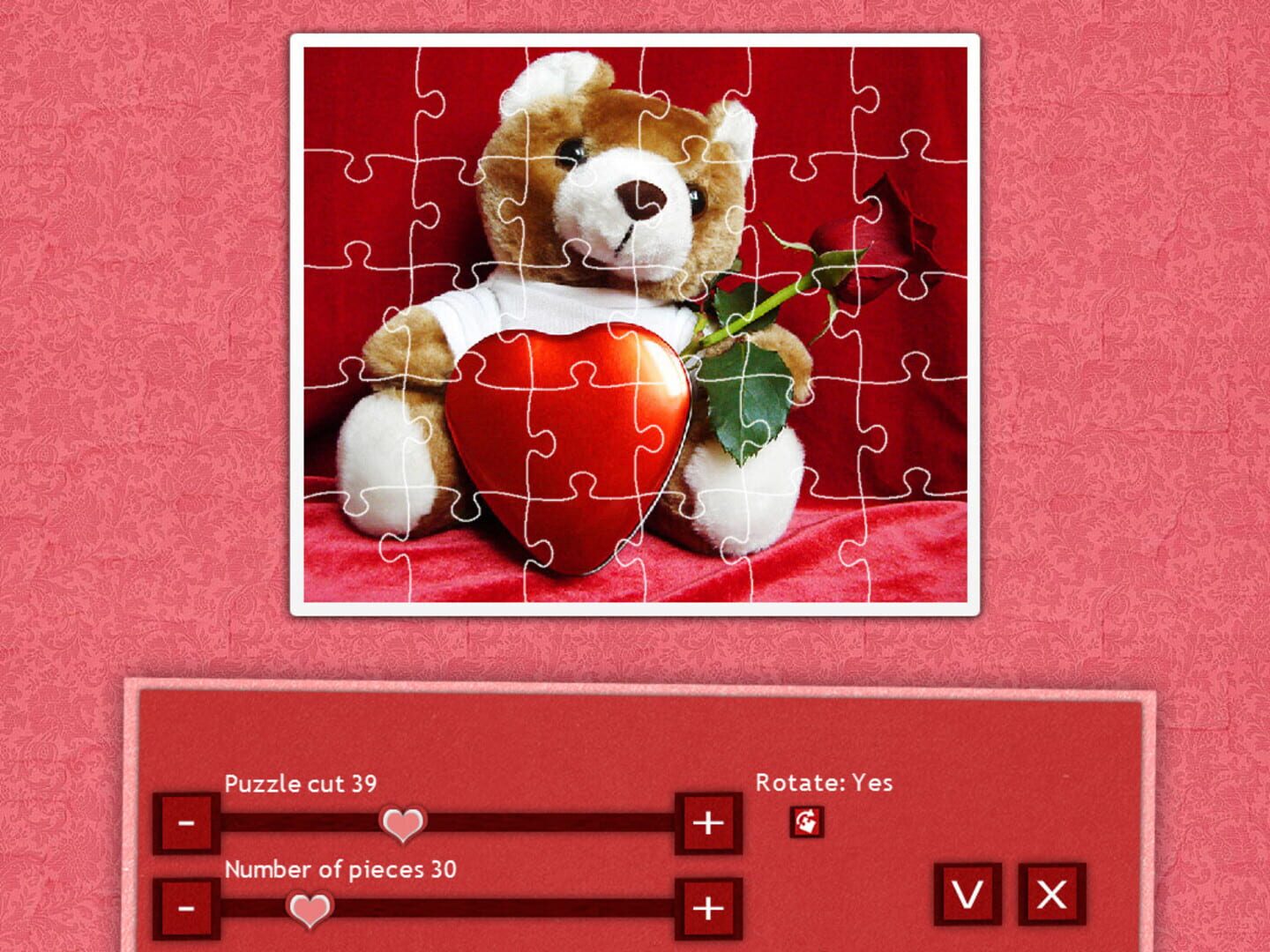 Holiday Jigsaw Valentines Day screenshot 1