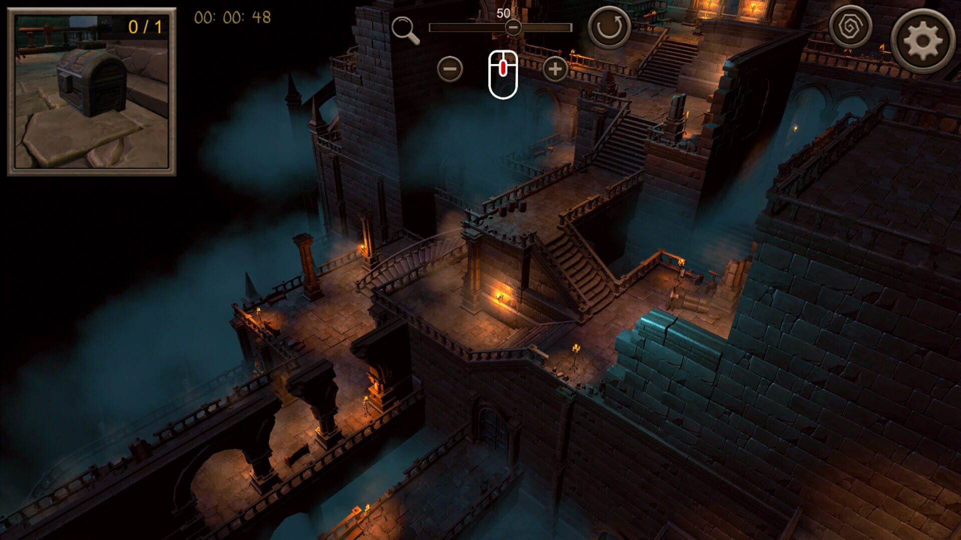 Hidden Dungeon Top-Down 3D screenshot 1