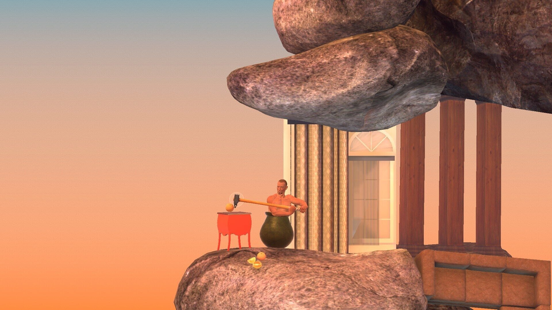 Getting Over It with Bennett Foddy screenshot 1