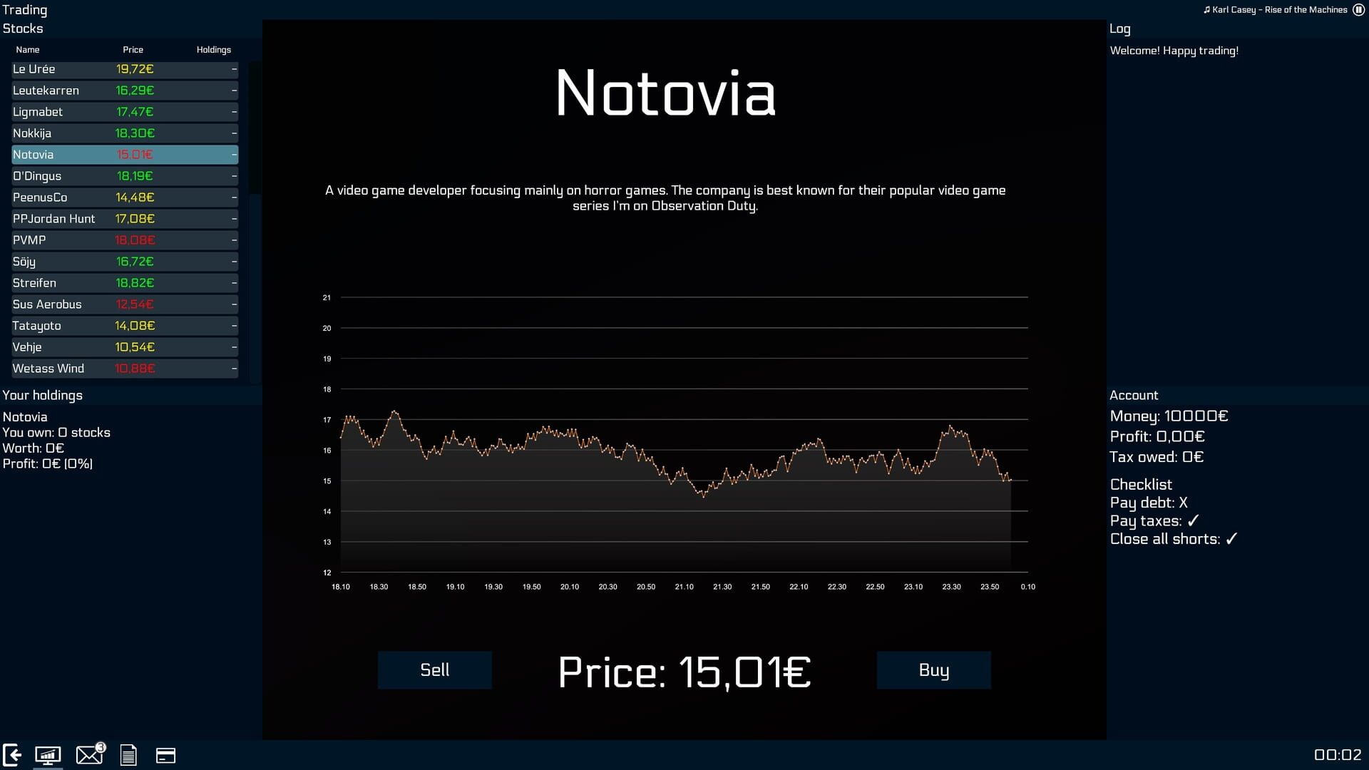 Trader of the Night screenshot 1