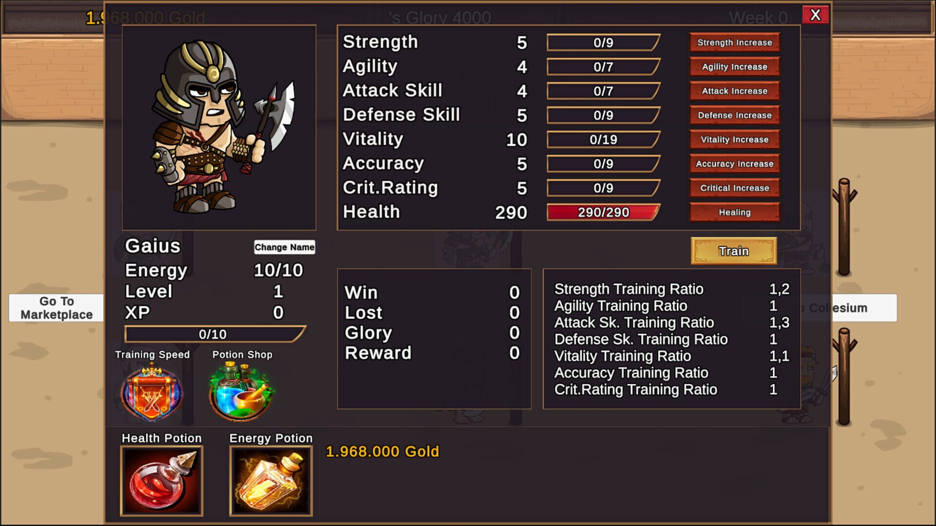 Gladiators and Glory screenshot 1