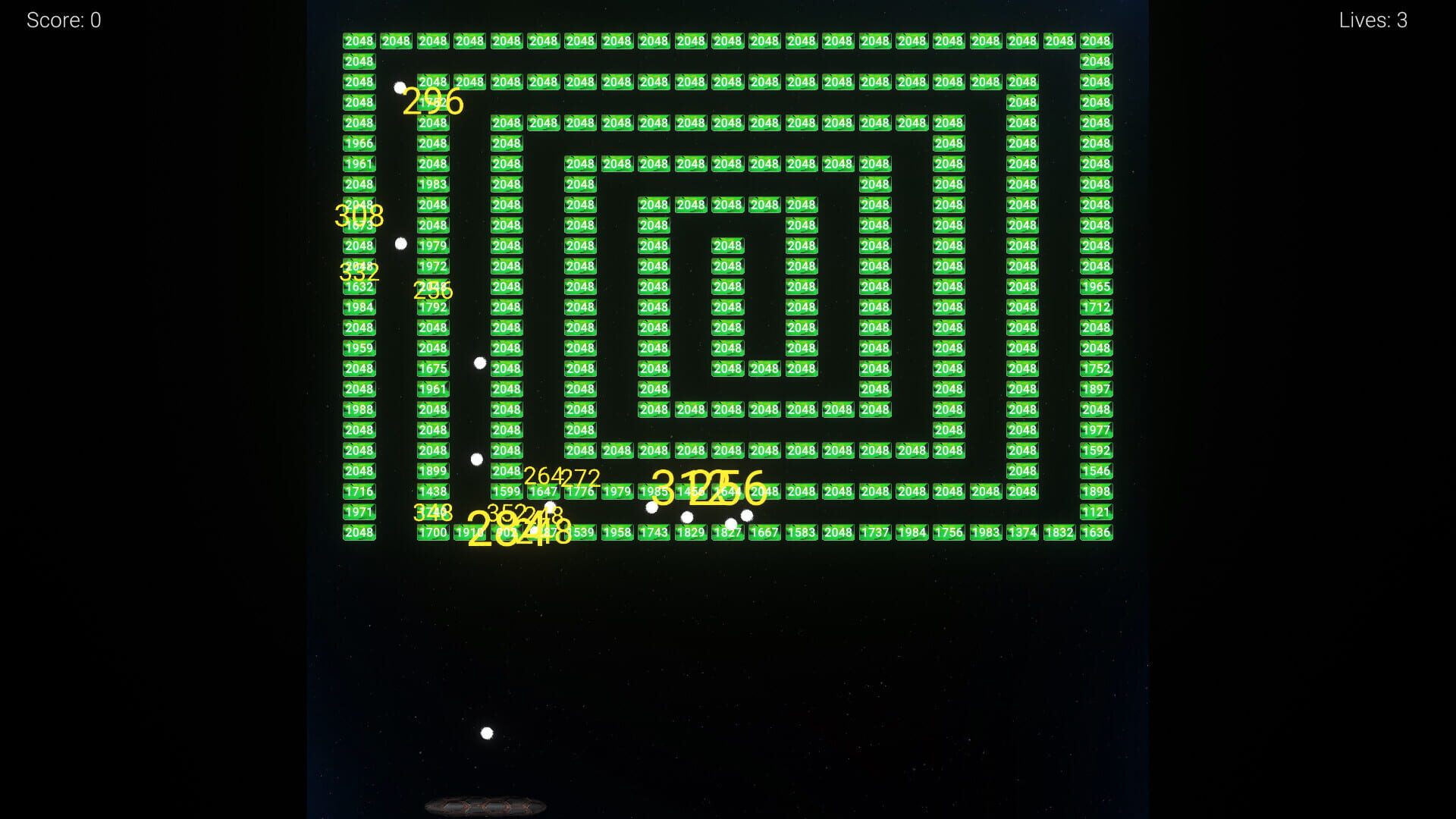Rampage Ball 2048 screenshot 1