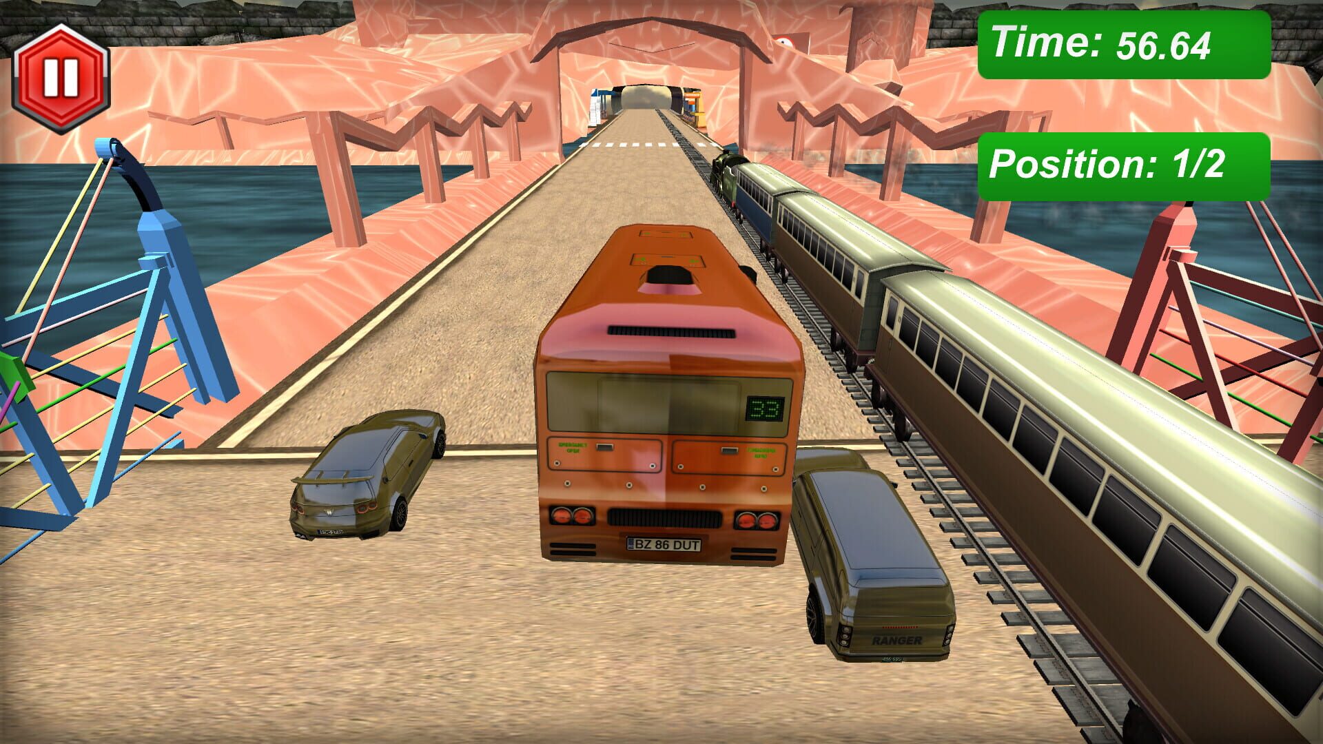Cars vs Train screenshot 1