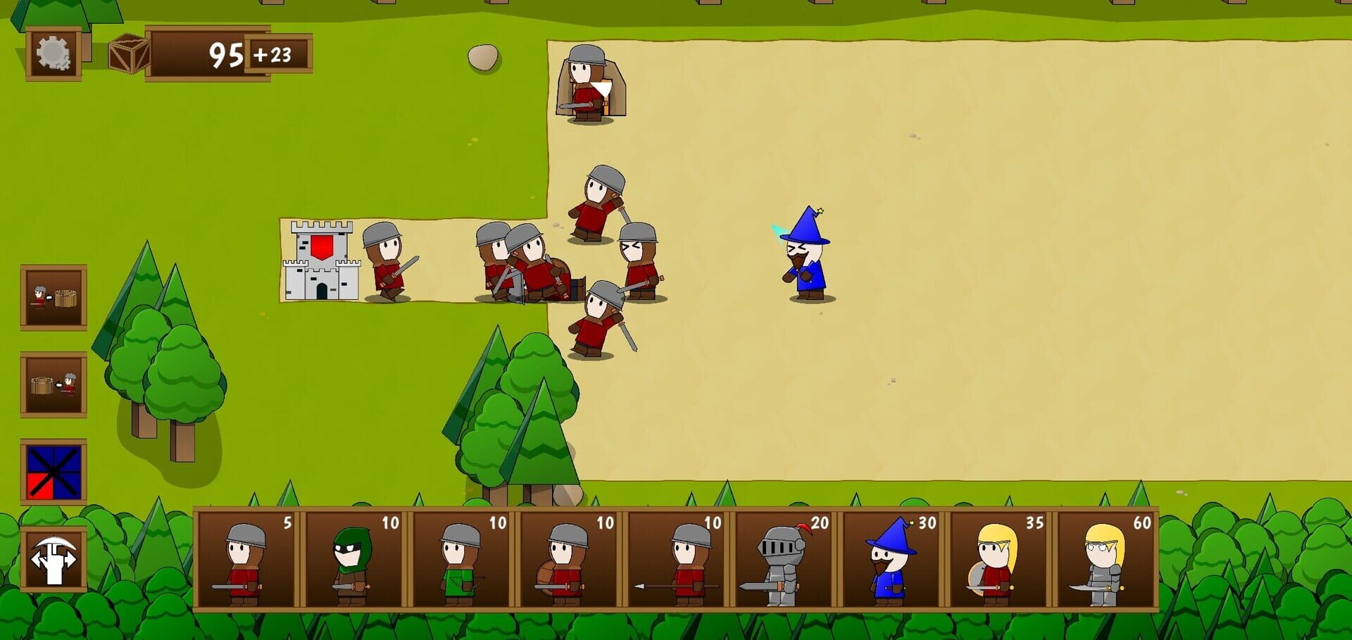Fantasy Mercenary Wars screenshot 1