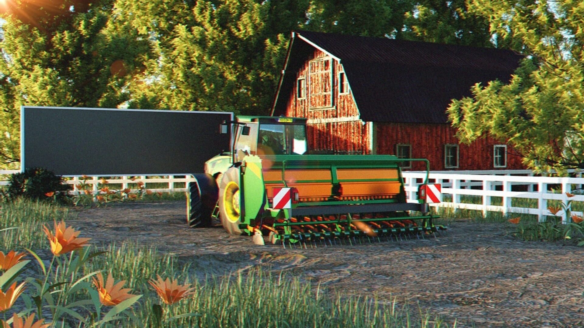 Farming Real Simulation Tractor, Combine Trucks Farmer Land Game screenshot 1