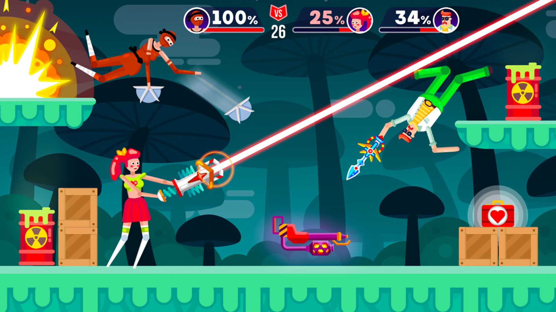 Ragdoll Rage: Heroes Arena screenshot 1