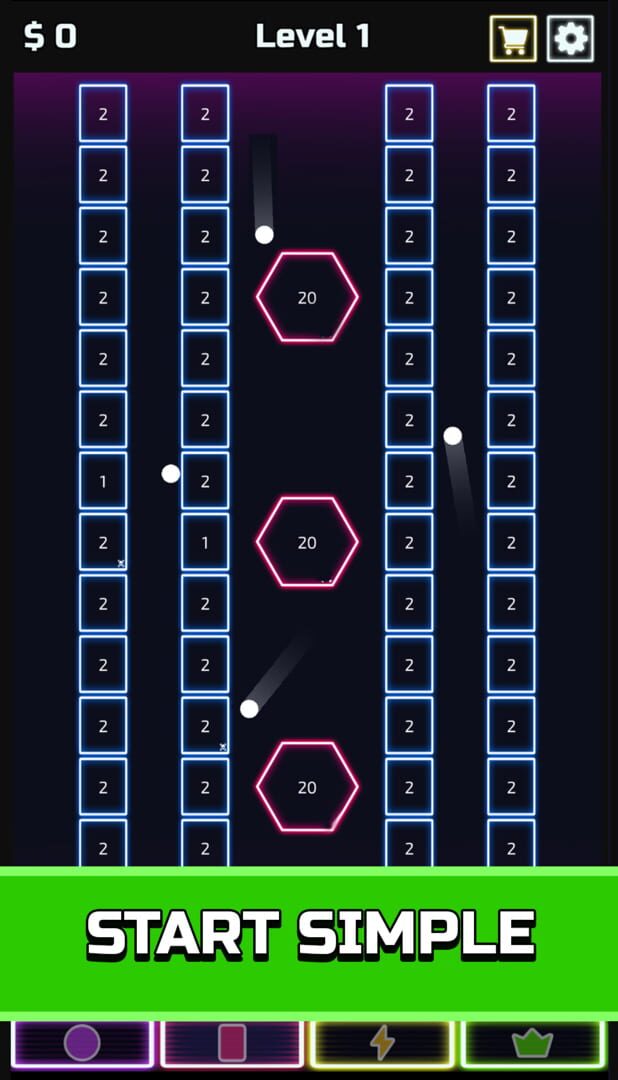 Idle Brick Breaker screenshot 1