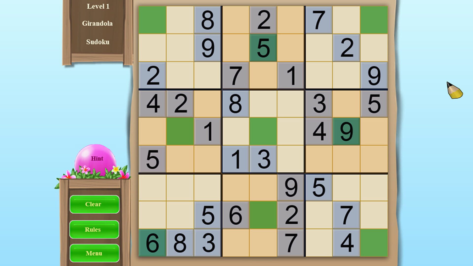 Sudoku Vacation 2 screenshot 1