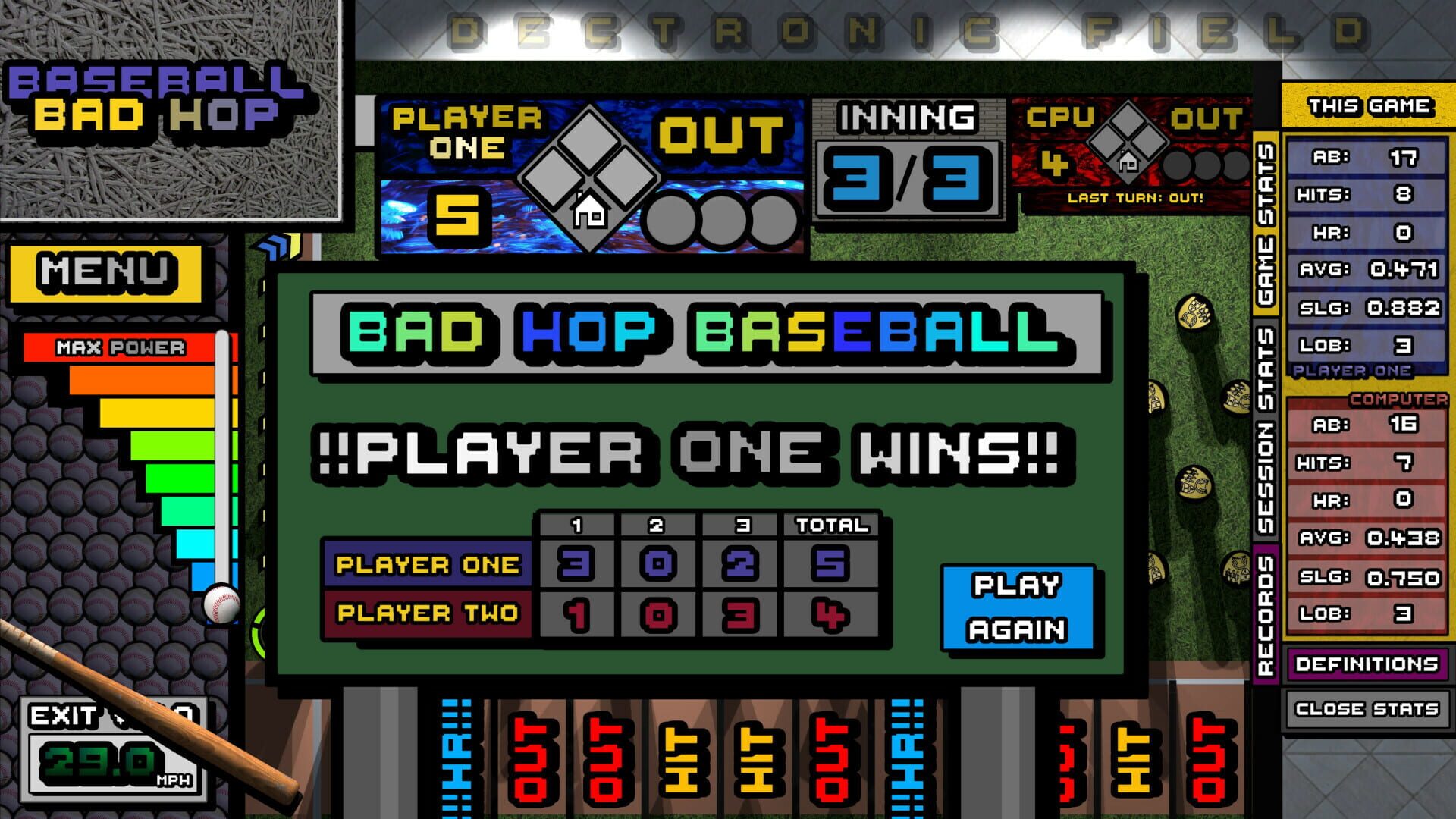 Bad Hop Baseball screenshot 1
