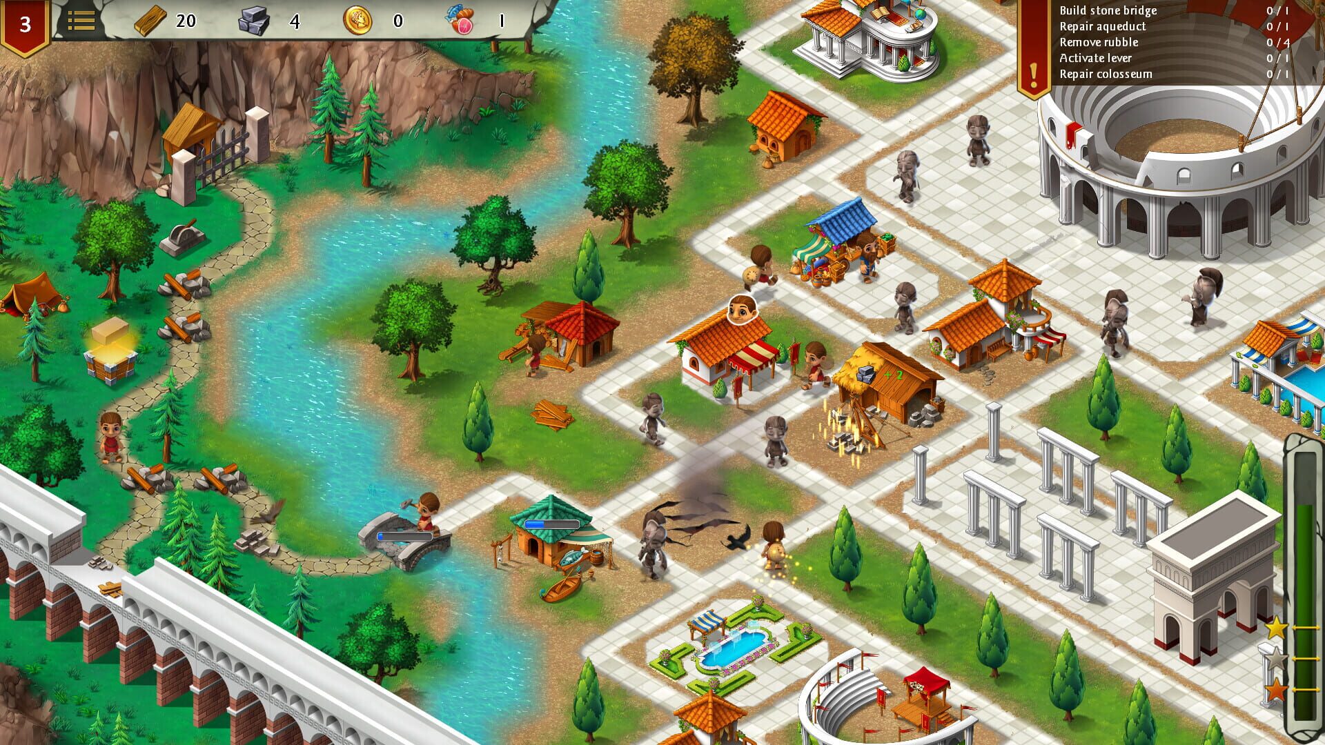 Heroes of Rome 3: The Brotherhood screenshot 1