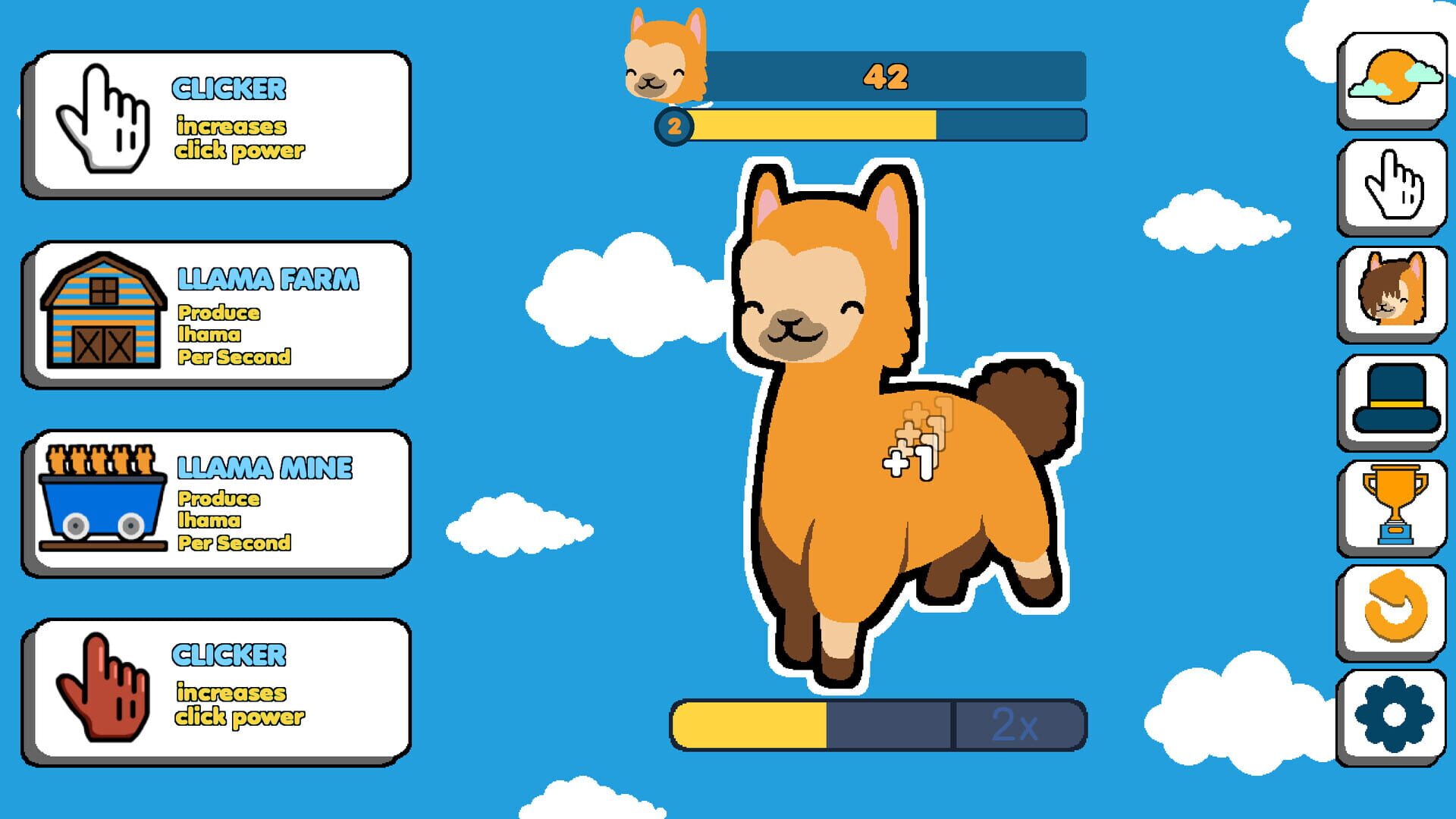 Lhama Clicker screenshot 1