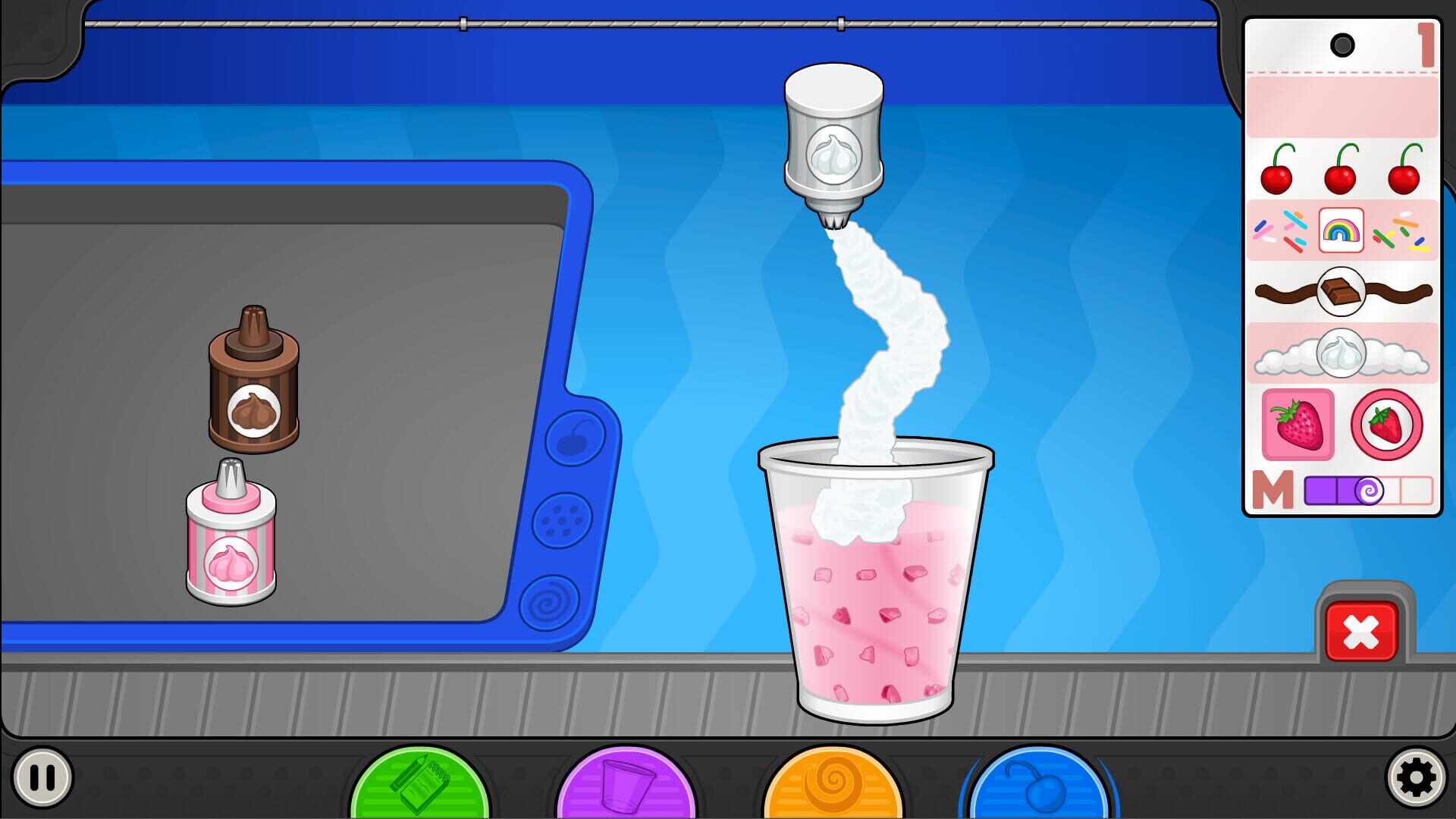 Papa's Freezeria Deluxe screenshot 1