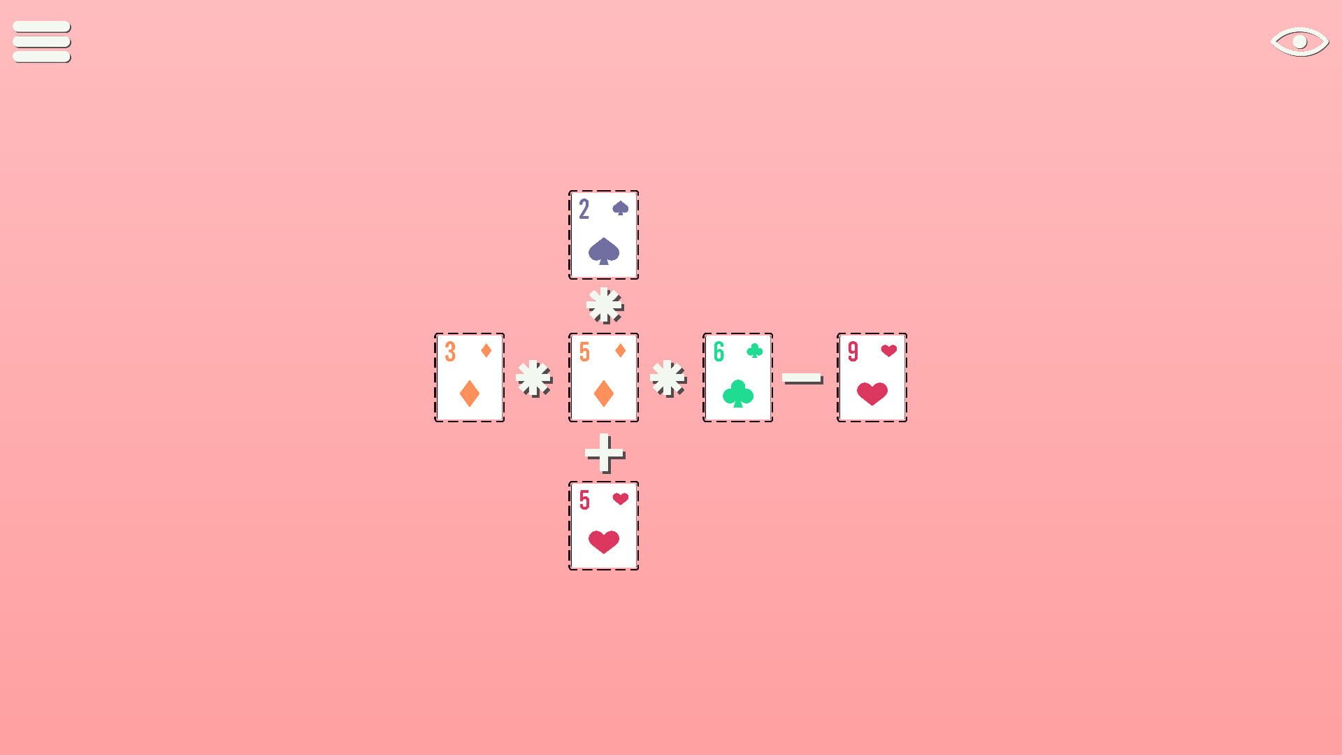 BlackJack Math Cross Numbers screenshot 1
