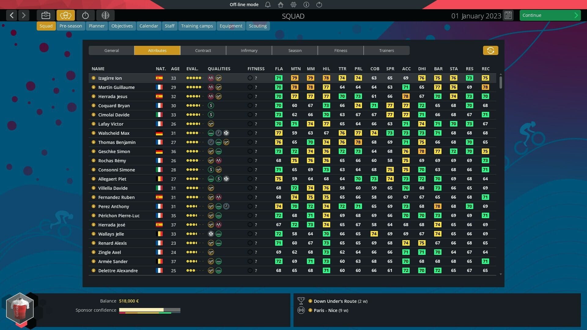 Pro Cycling Manager 2023 screenshot 1
