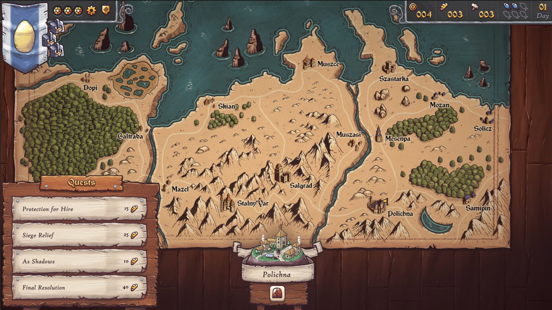 Winter Falling: Battle Tactics screenshot 1