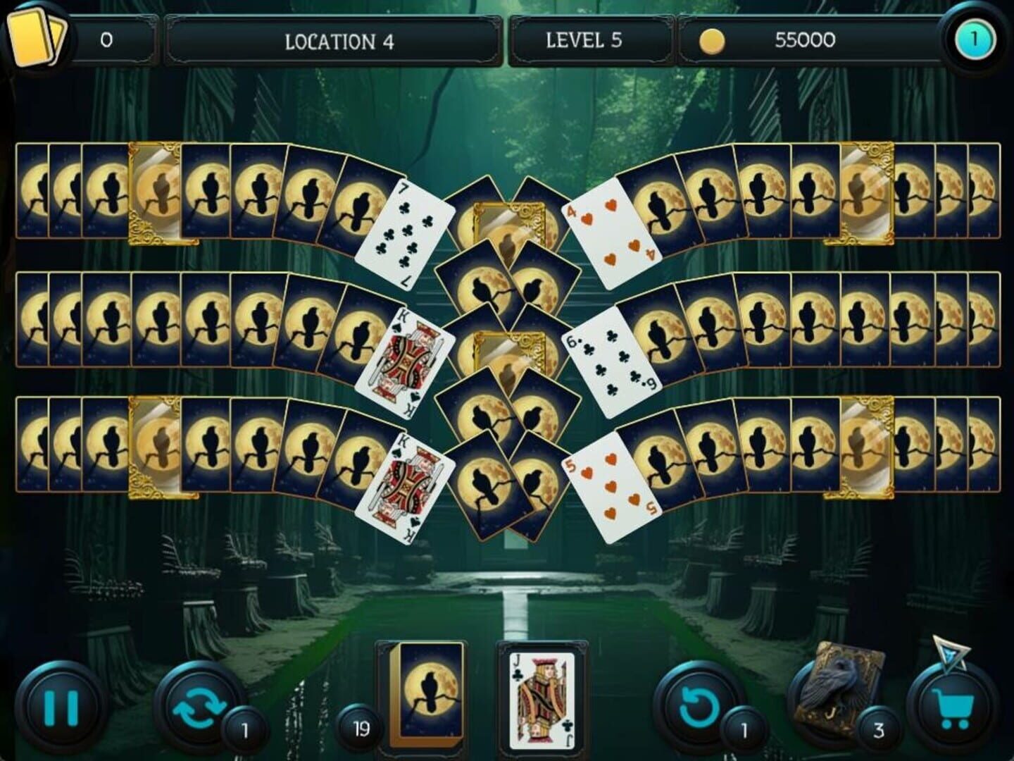Mystery Solitaire: The Black Raven 4 screenshot 1