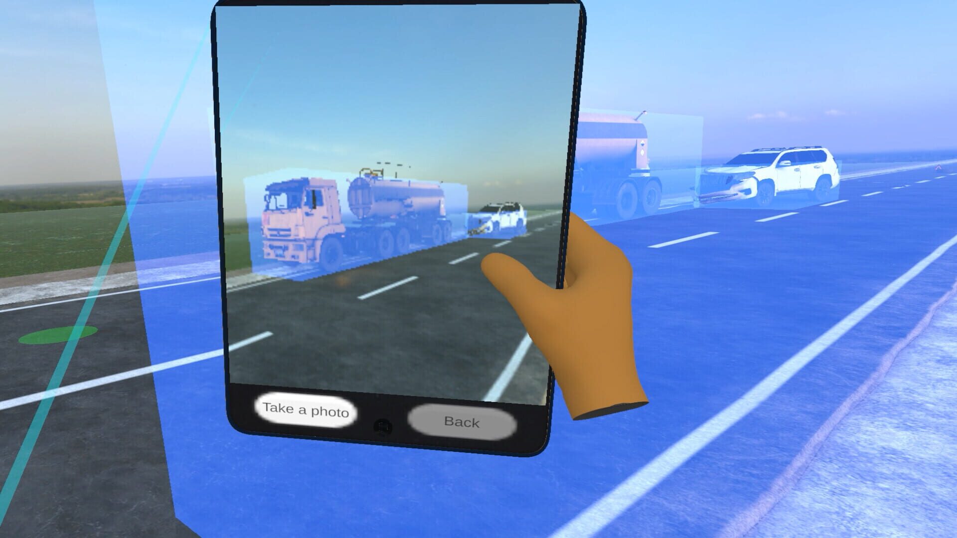 Road Accident With Dangerous Goods VR Training screenshot 1