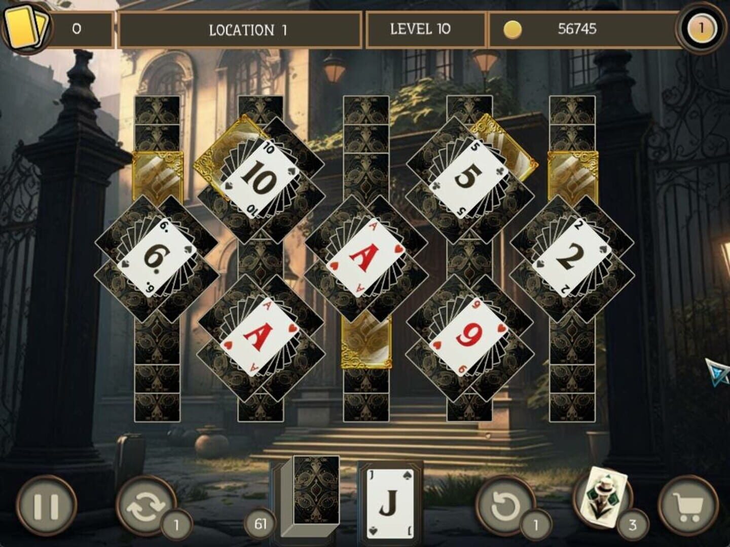 Detective Solitaire: Butler Story 2 screenshot 1
