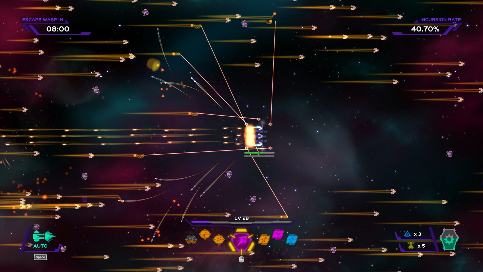 PhaigeX: Hyperspace Survivors screenshot 1