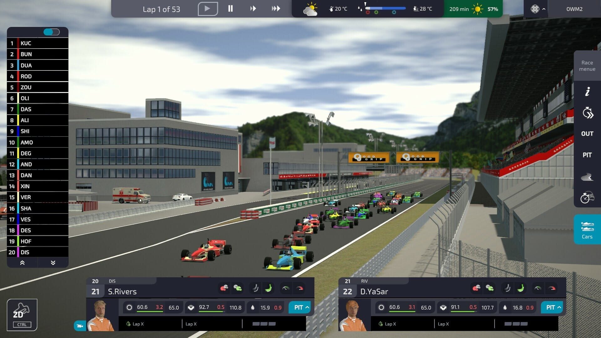 Open Wheel Manager 2 screenshot 1