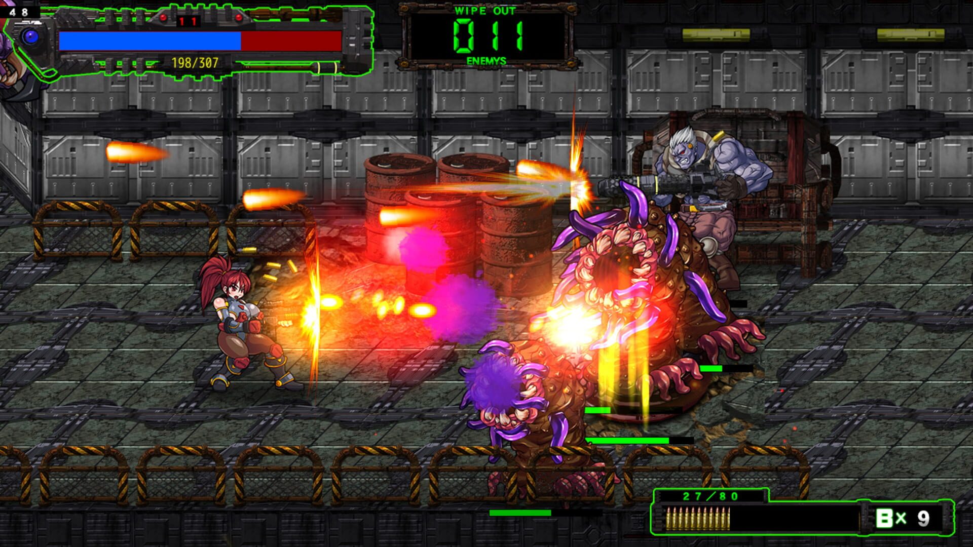 Pixel Game Maker Series: Tentacled Terrors Tyrannize Terra! screenshot 1