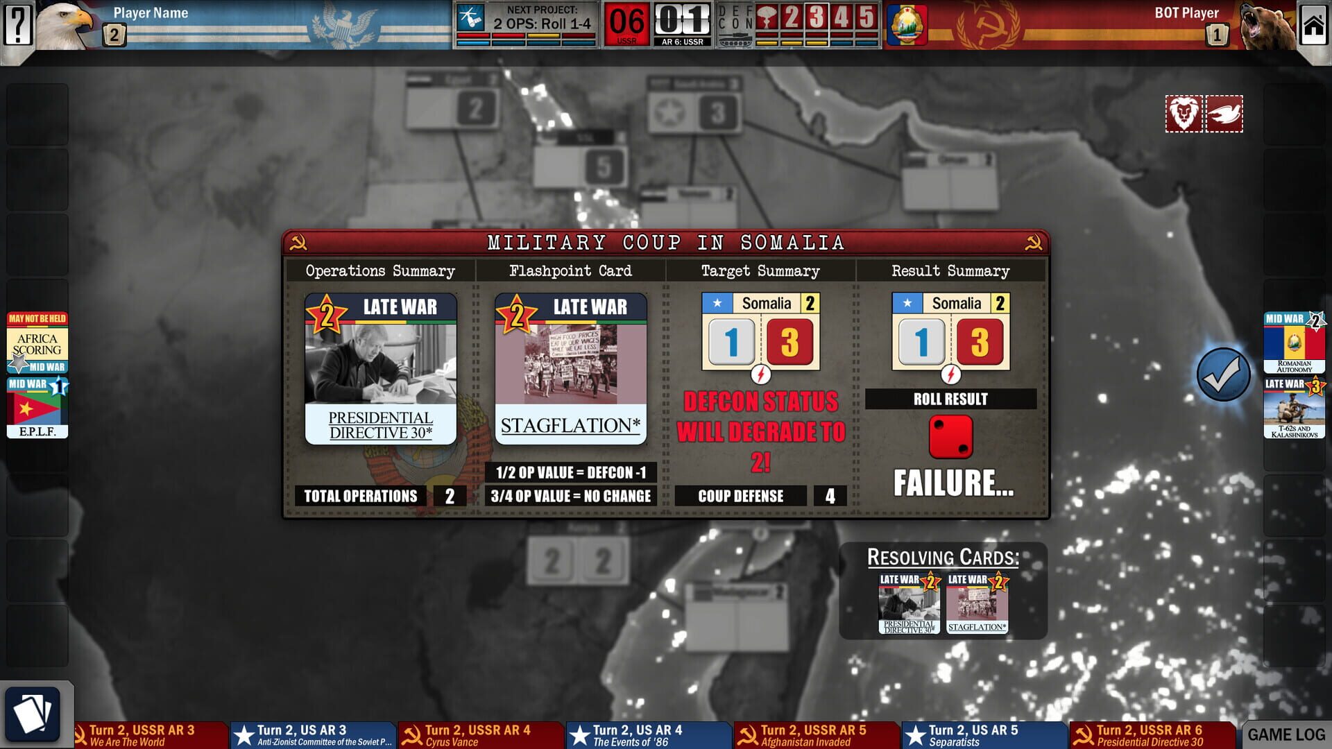 Twilight Struggle: Red Sea screenshot 1
