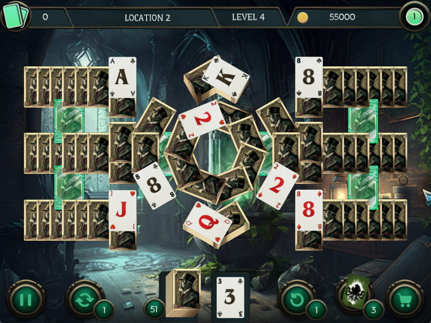 Mystery Solitaire: Cthulhu Mythos 2 screenshot 1