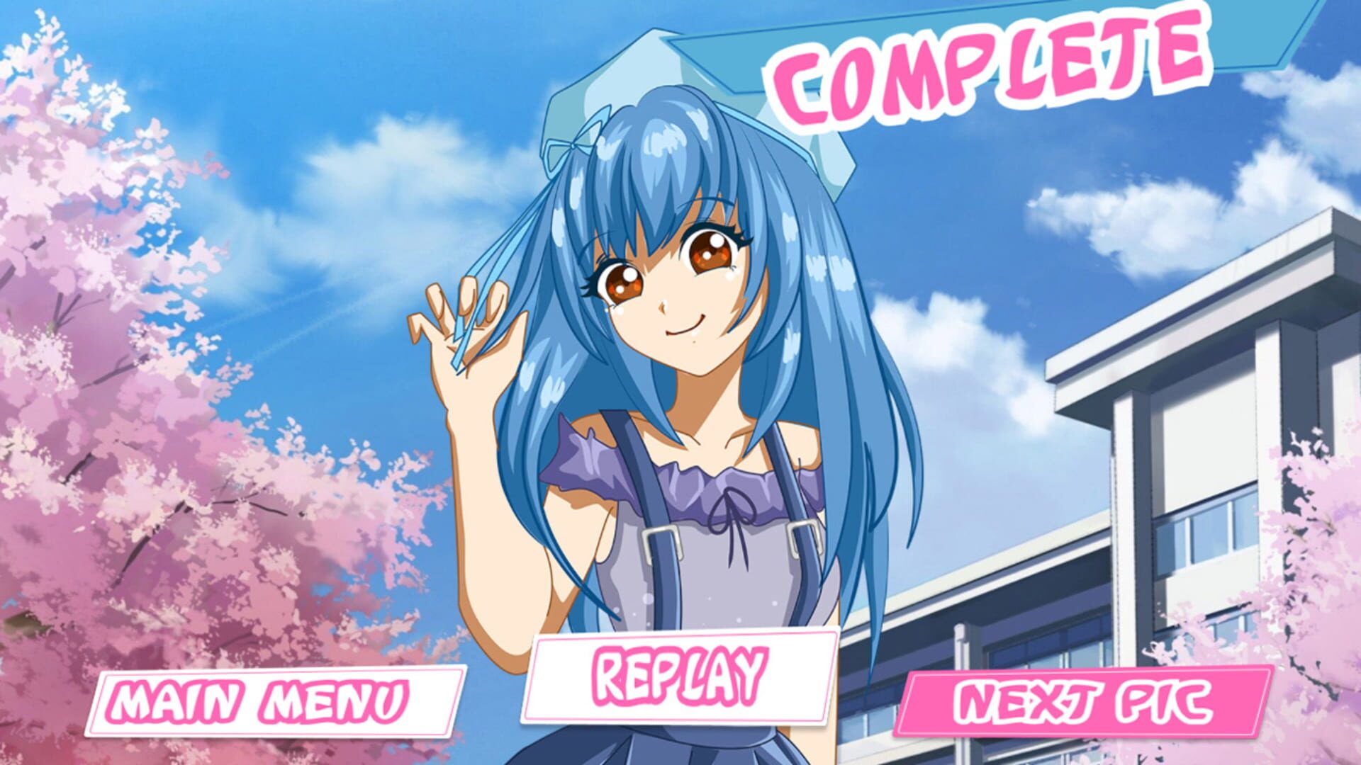 Anime Beauty Girl Puzzle: Love Game History Adventure screenshot 1