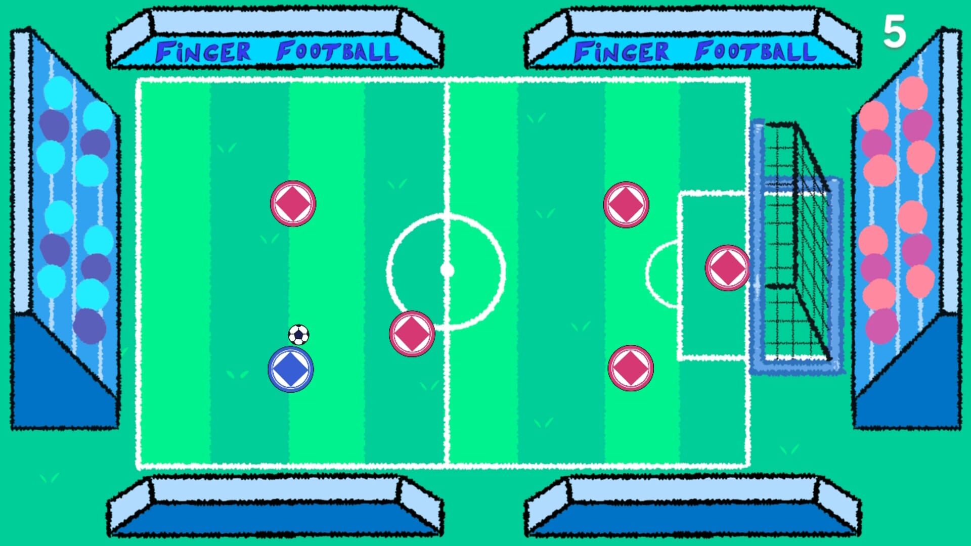 Finger Football: Goal in Two screenshot 1