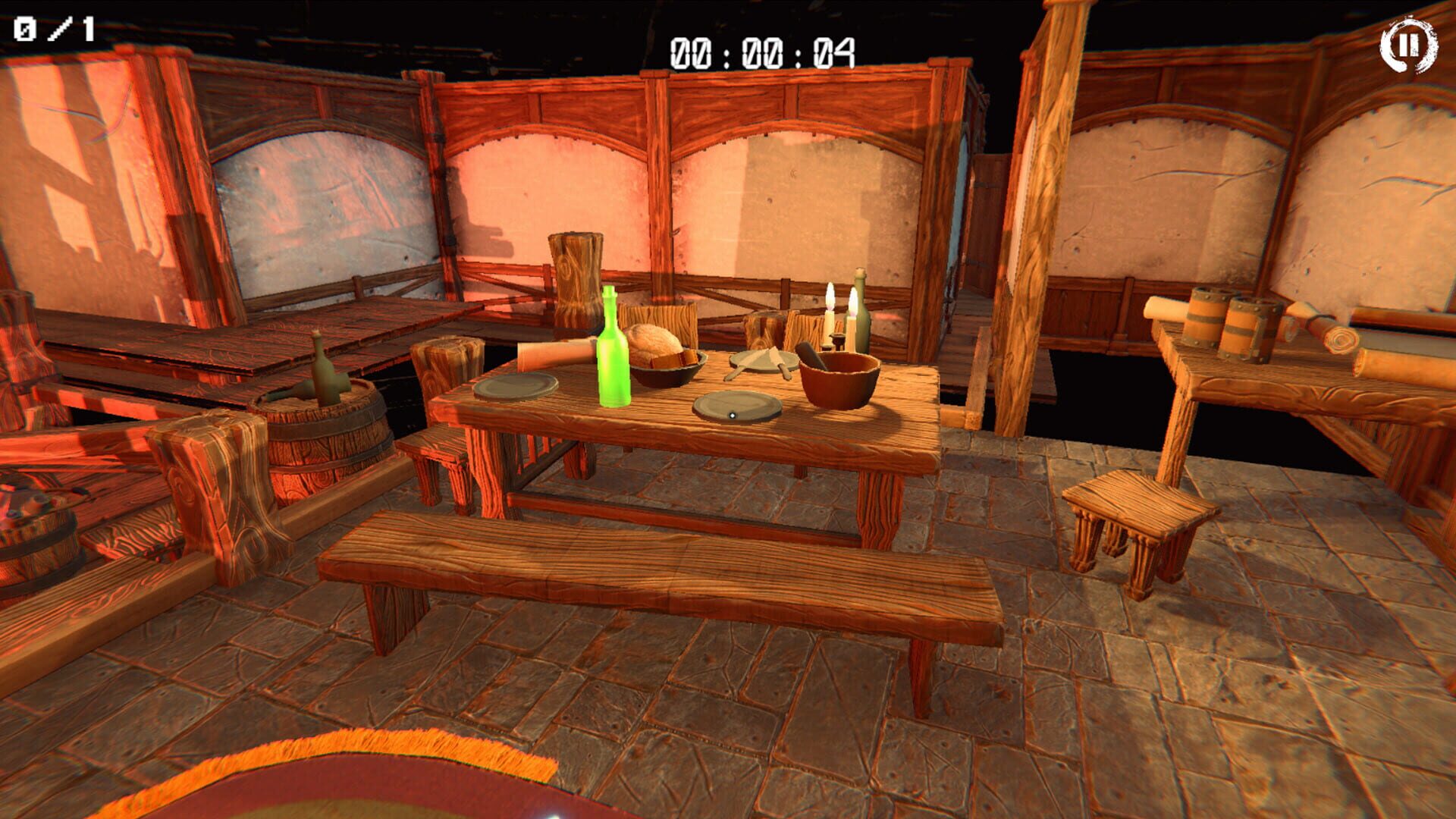 3D Puzzle: Medieval Inn screenshot 1