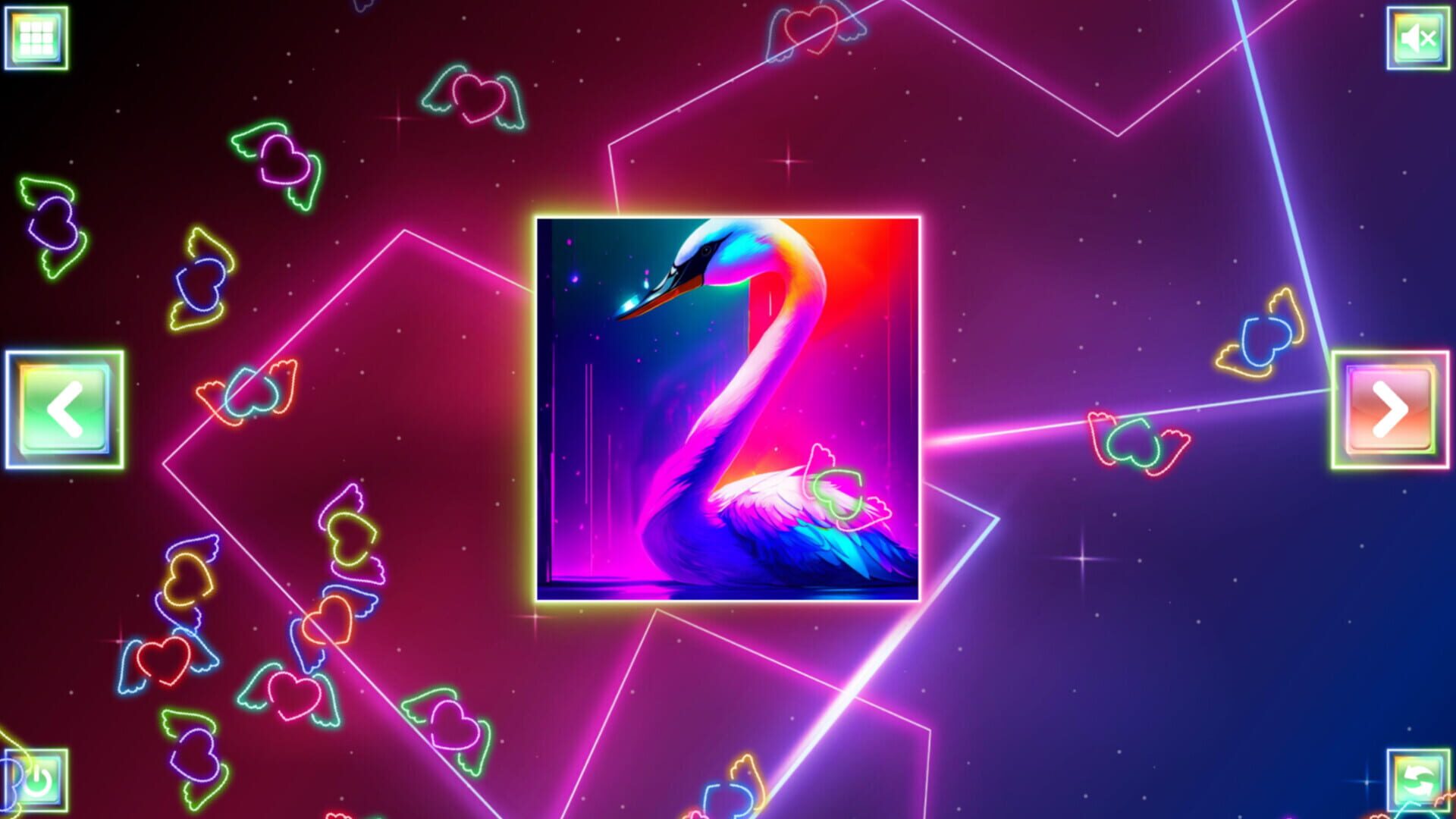 Neon Fantasy: Birds screenshot 1