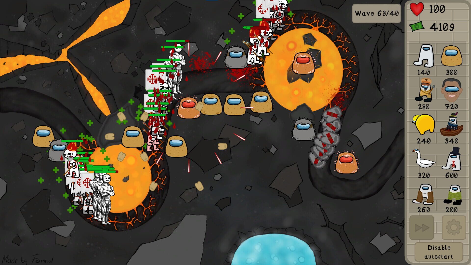 Amogus TD 2: Defense of the Sus screenshot 1