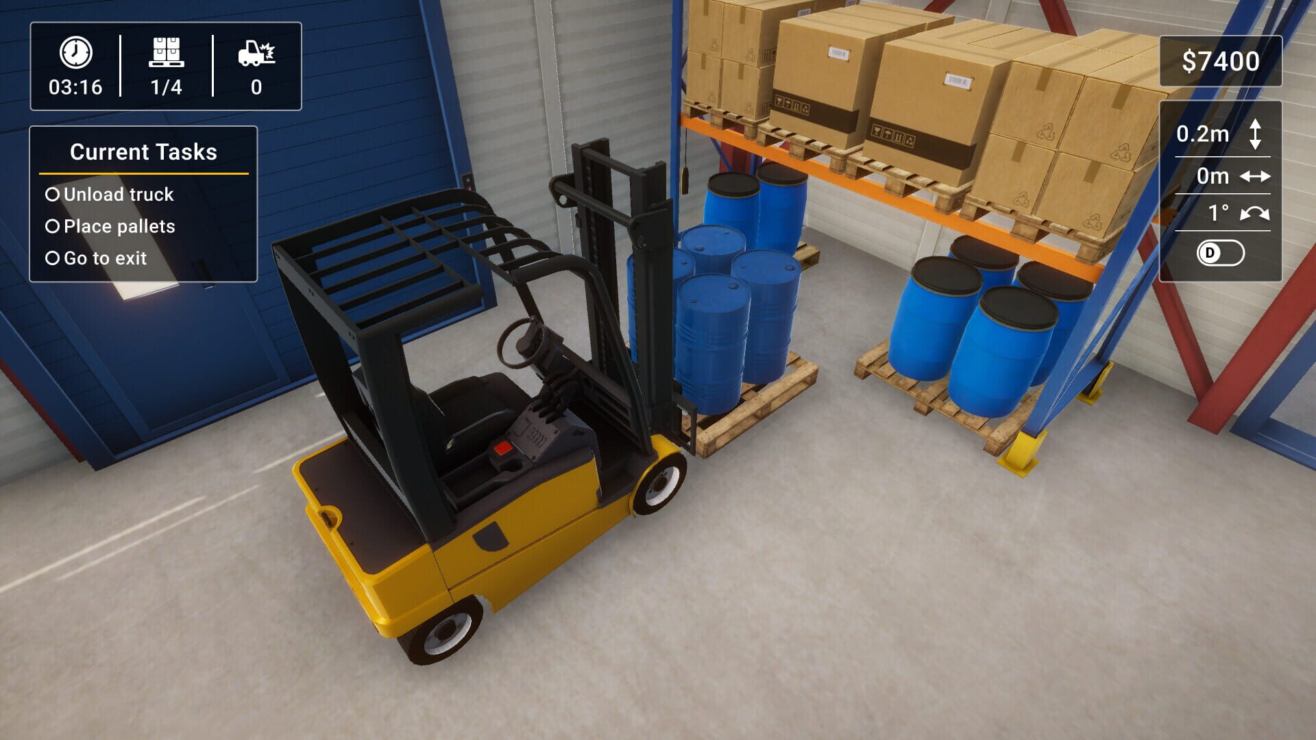 Forklift Simulator 2023 screenshot 1