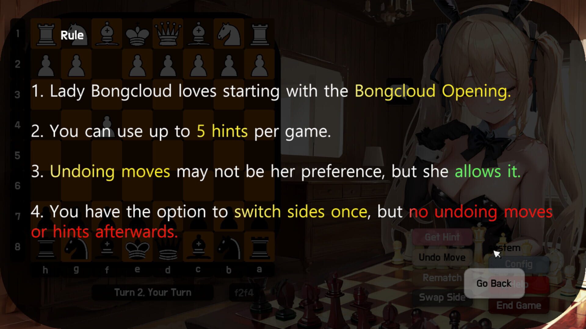 Play Chess with Lady Bongcloud screenshot 1