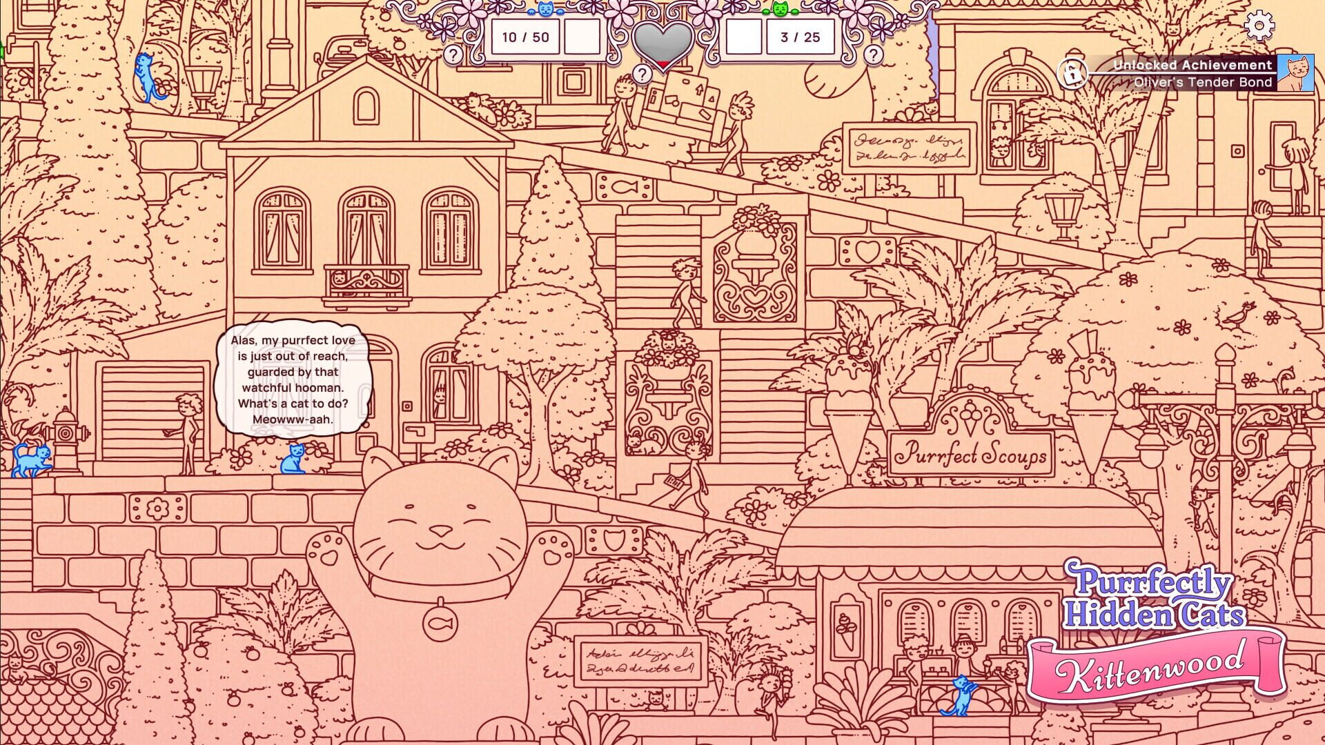 Kittenrock Cats - A Hidden Object Game screenshot 1