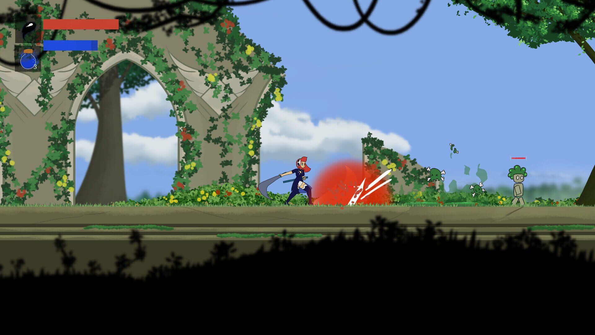 White Flame Inna: Daughter of the Void screenshot 1