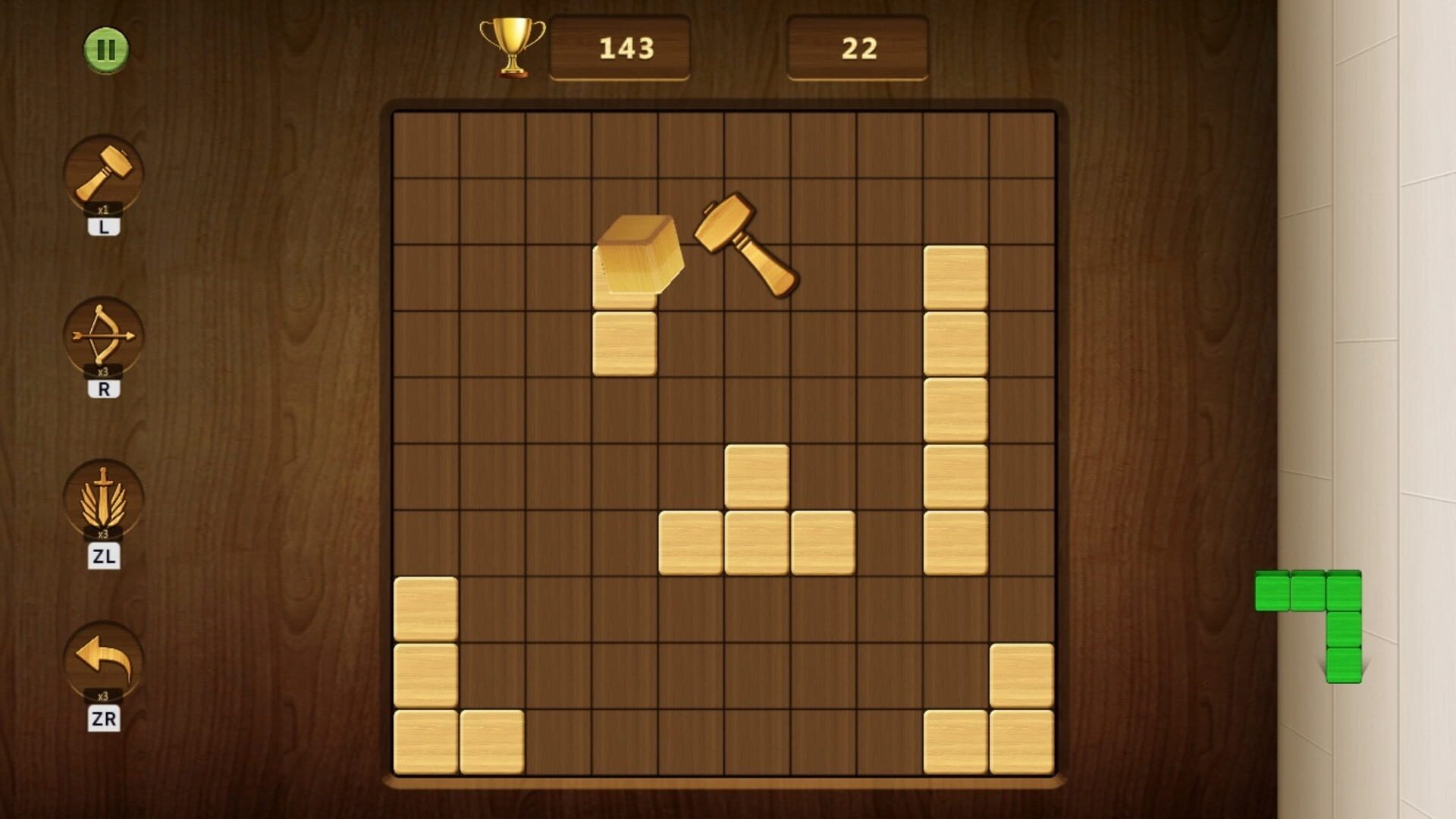 Wood Cube Block: Classic Casual Puzzle screenshot 1