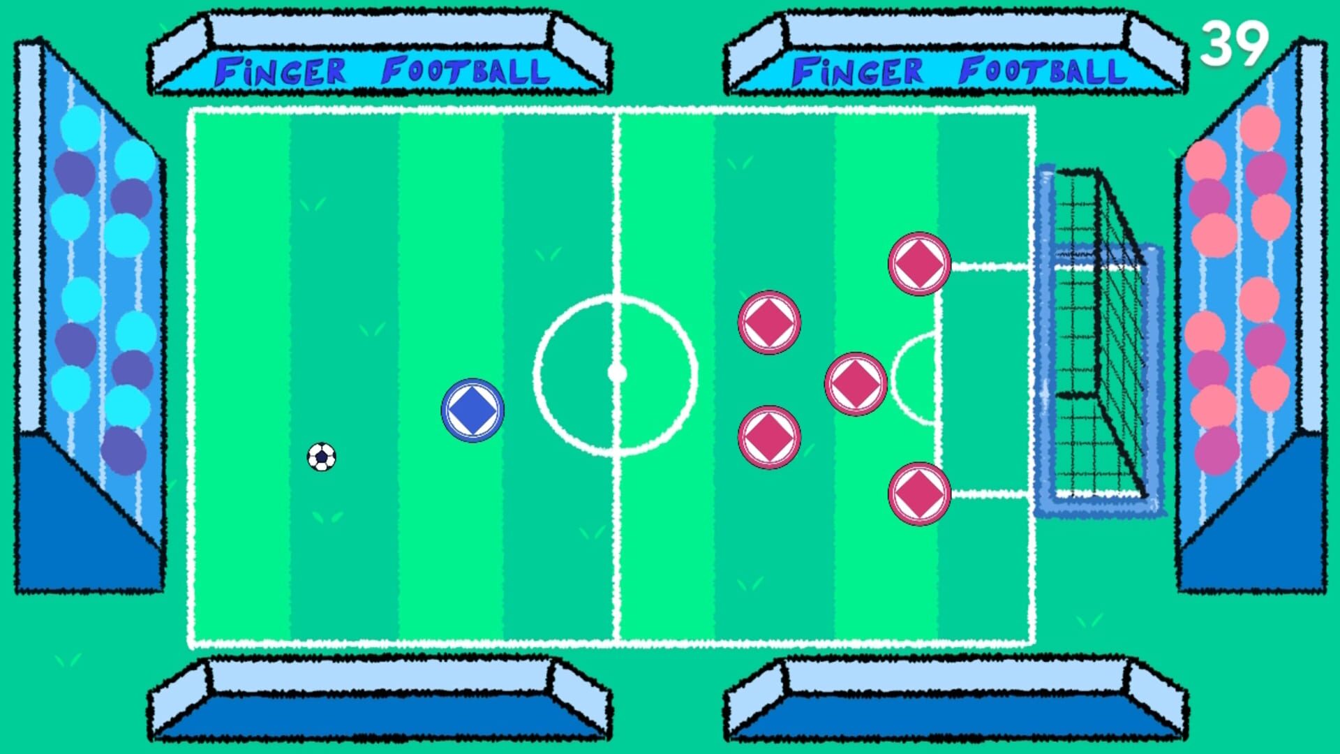 Finger Football: Goal in One + Two screenshot 1