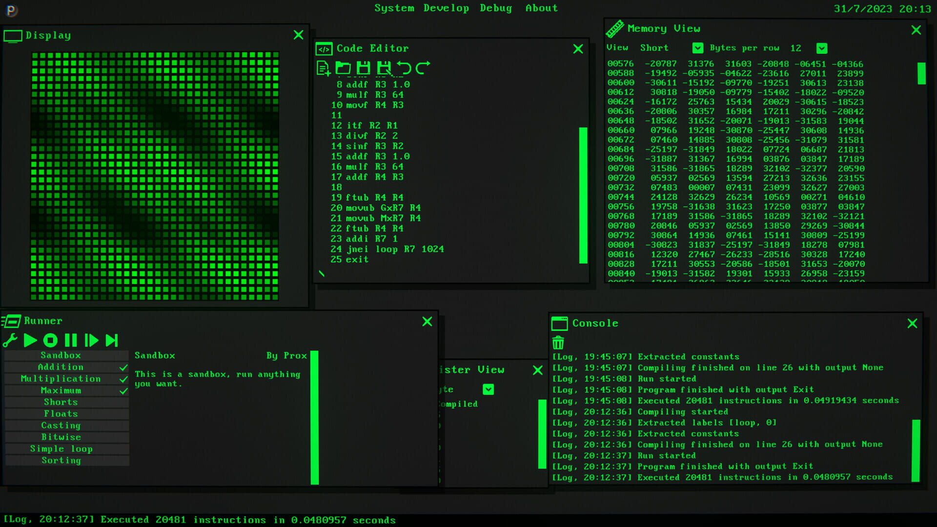 ProxOS screenshot 1