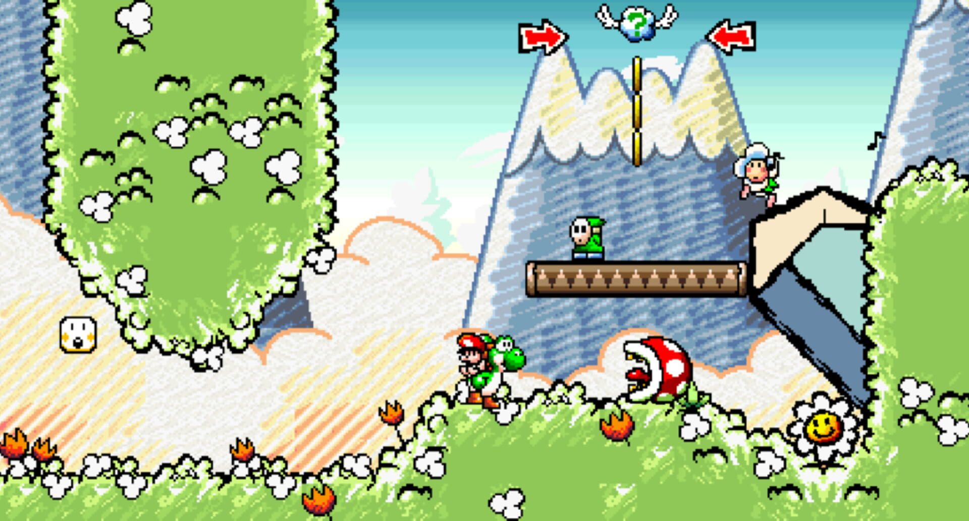 Super Mario Construct 2: Yoshi's Fabrication Station screenshot 1