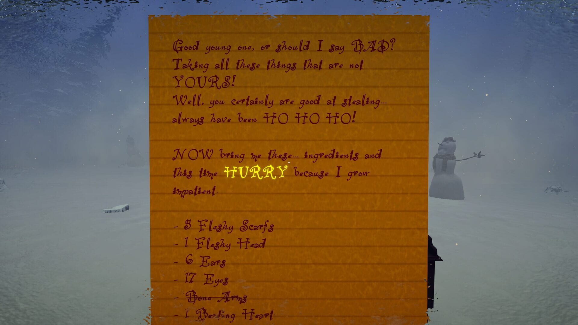 Snowmen screenshot 1