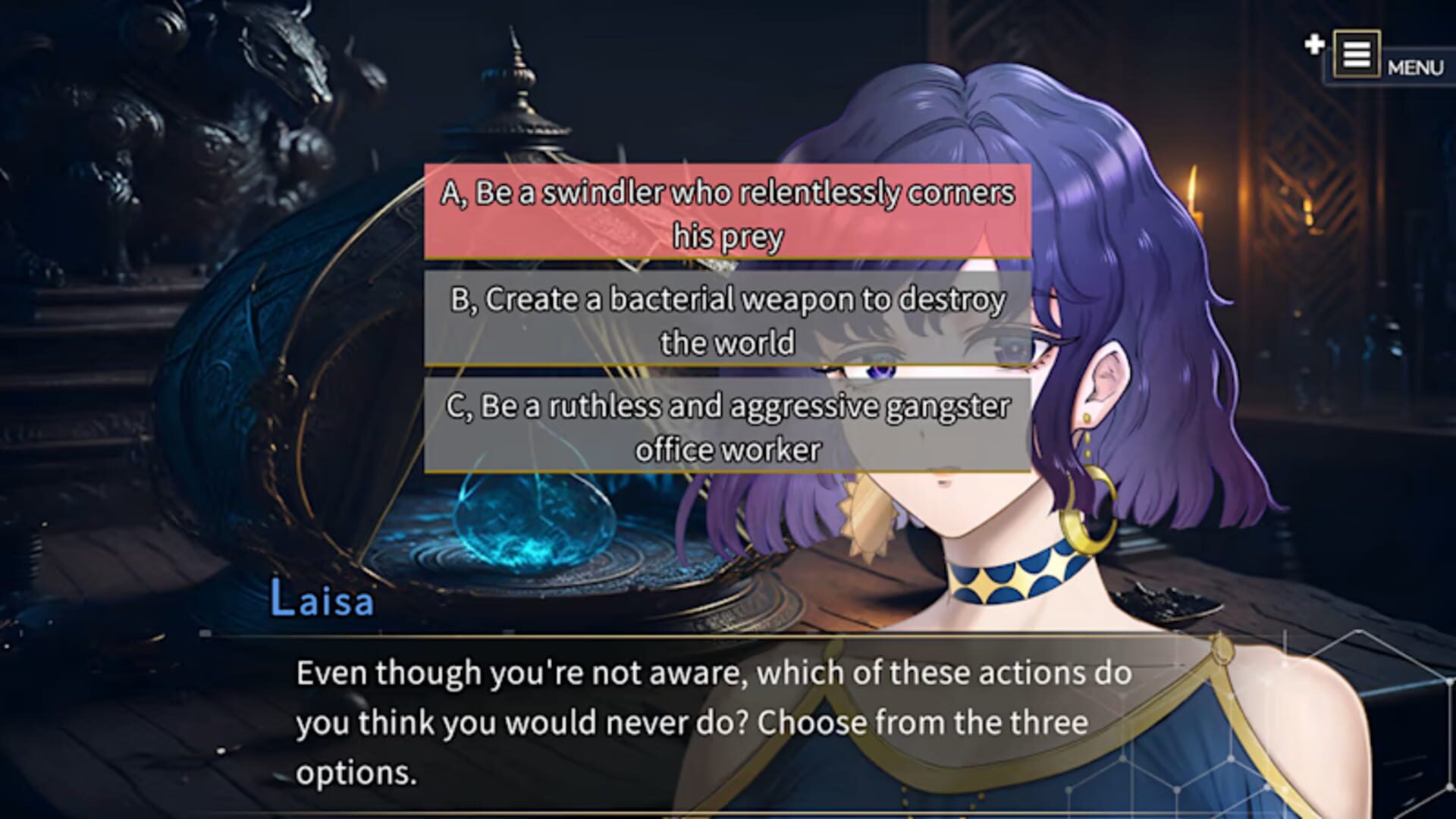 Angel Whisper: The Suspense Visual Novel Left Behind by a Game Creator. screenshot 1