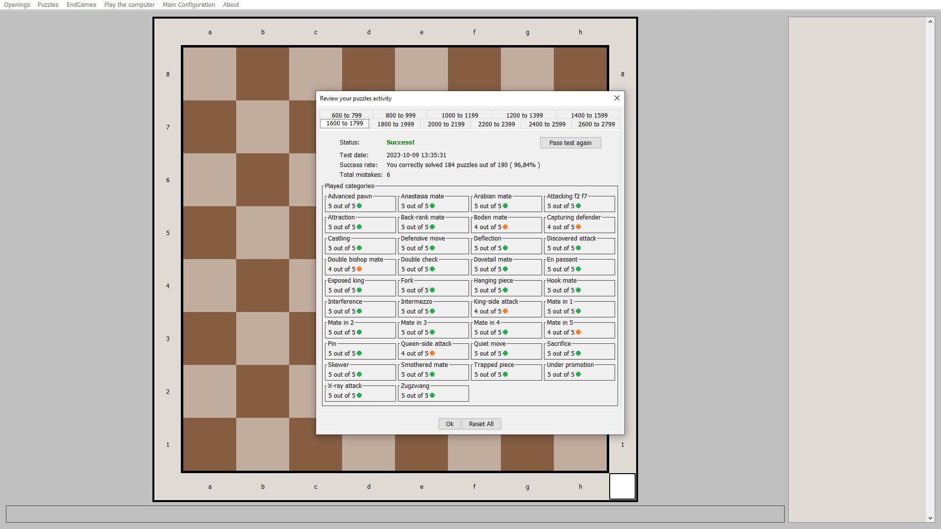 Chess Exerciser screenshot 1