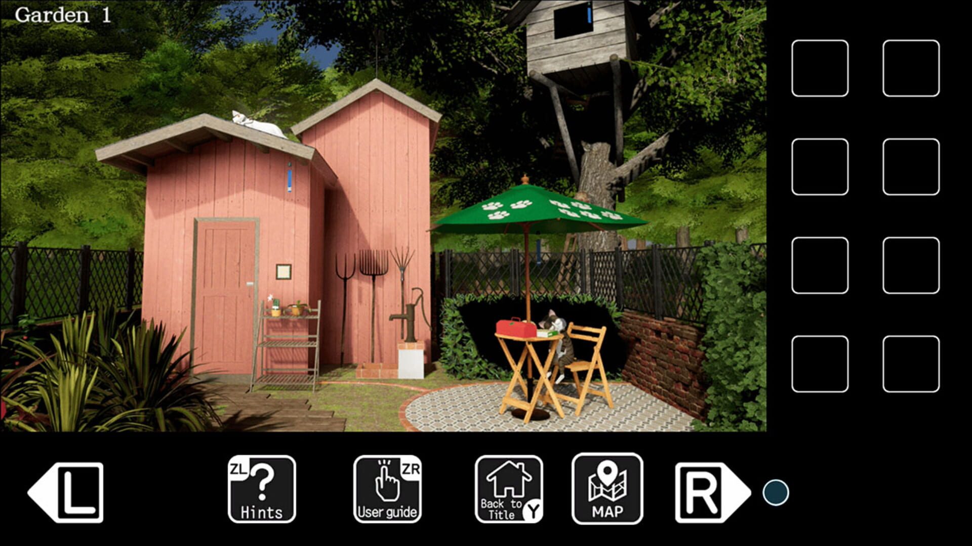 The Kitty in the Trapping Garden screenshot 1