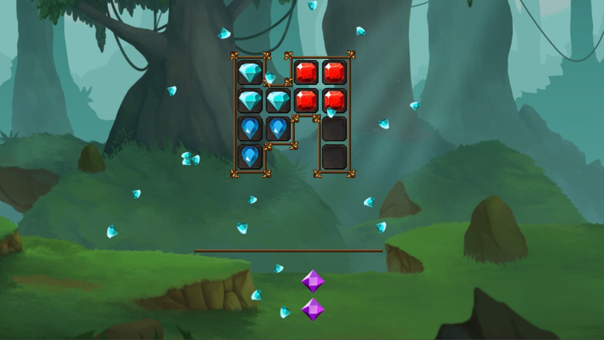 Gemstone Puzzle Fury screenshot 1