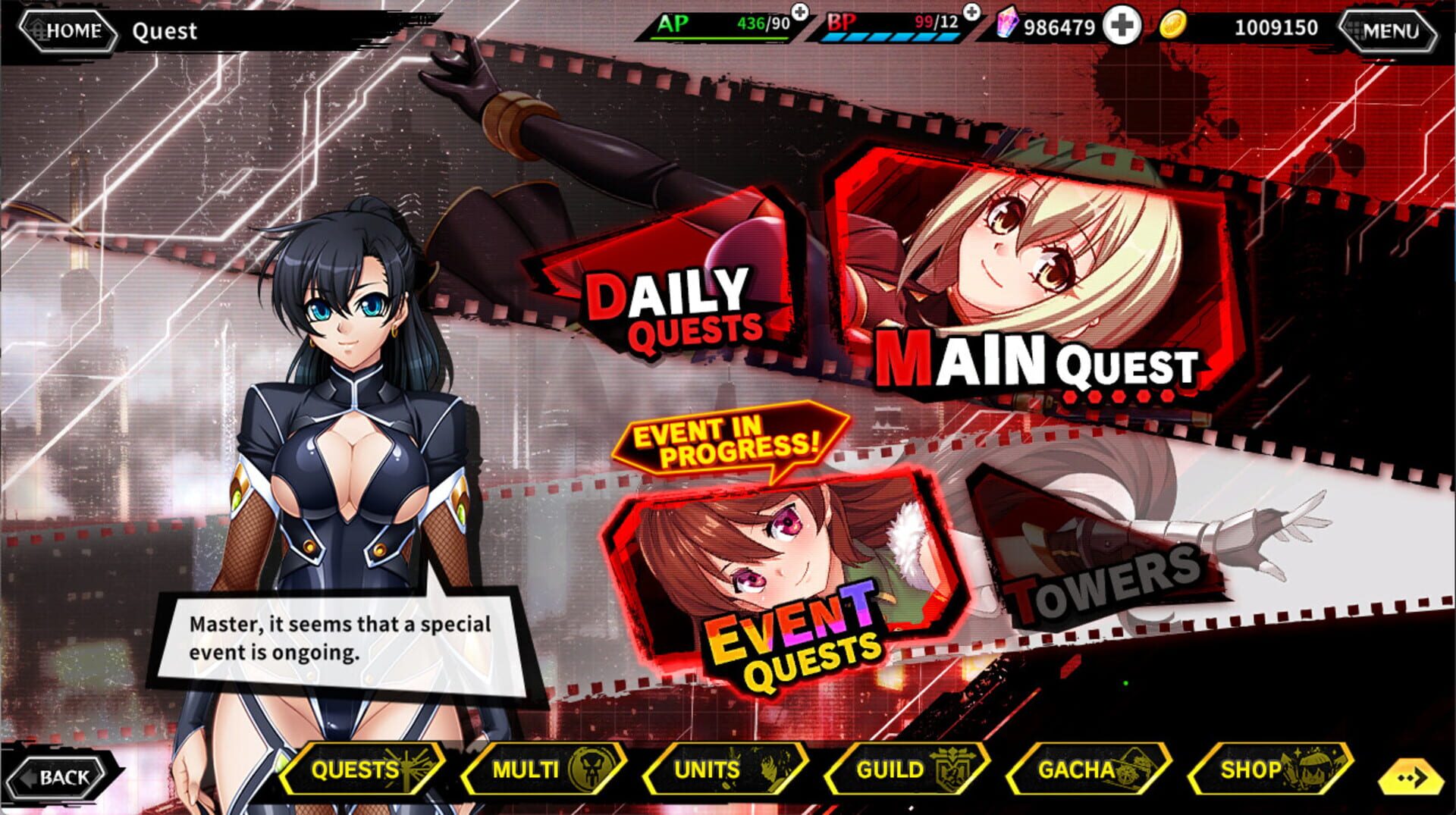 Taimanin RPG Extasy screenshot 1