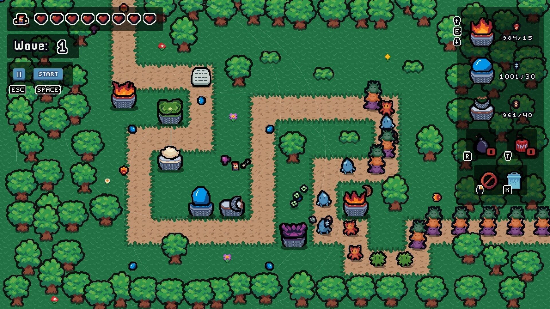 Pixelment TD screenshot 1