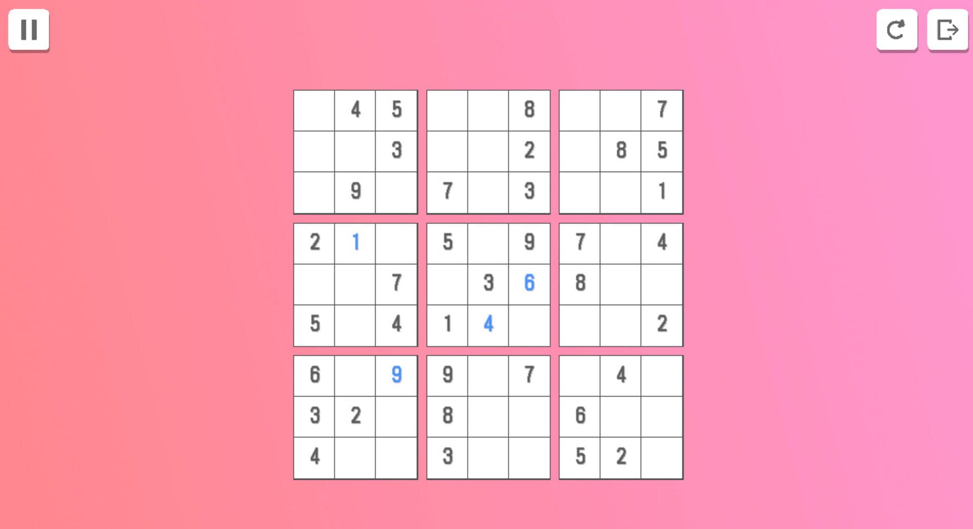 Contract Sudoku screenshot 1
